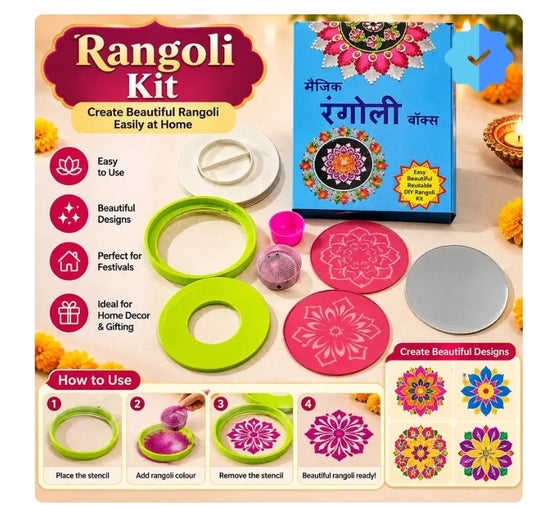Magic Rangoli Kit – Bring Home Diwali Magic